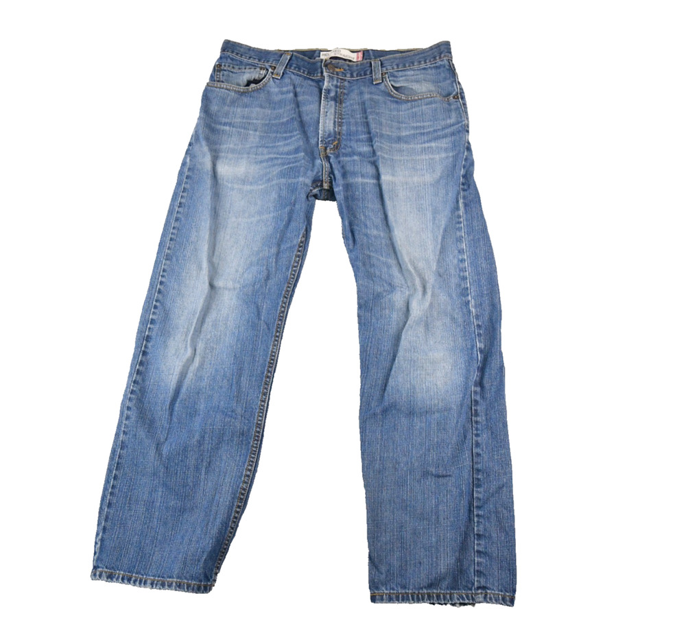 Levis Jeans 559 Mens 36x30 (34x29) Relaxed Straight Blue Denim